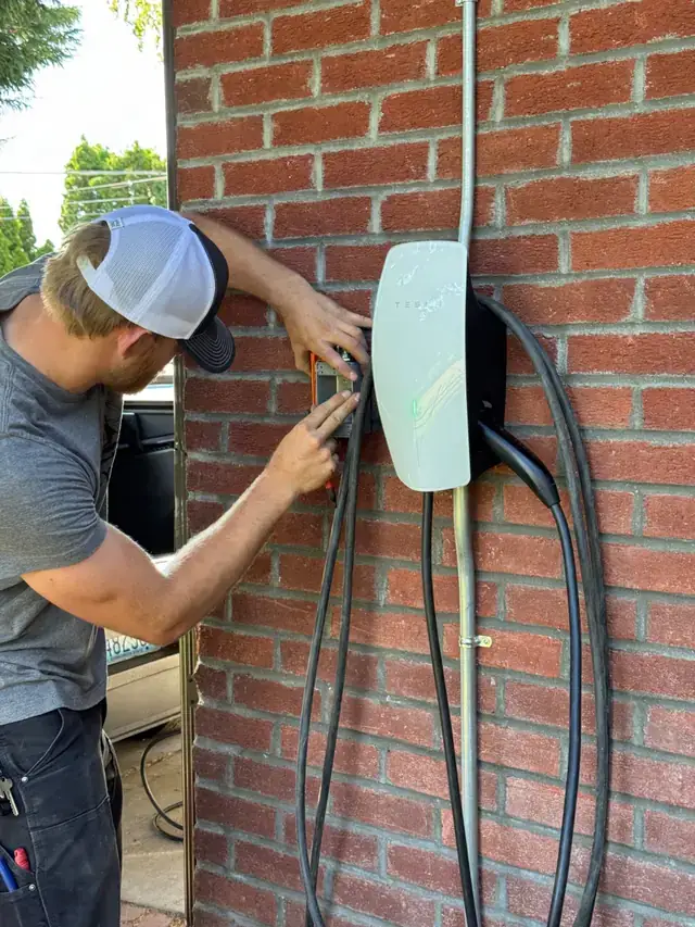 Getting your garage ready for a Tesla Wall Connector or Level 2 charger